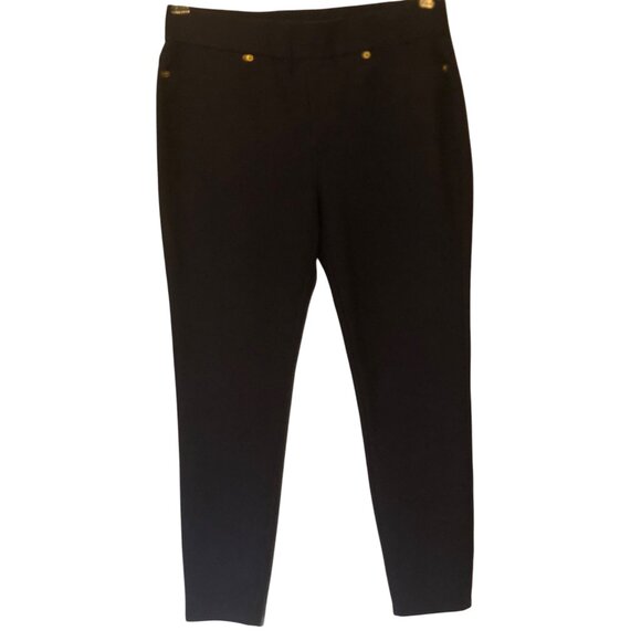 MICHAEL Michael Kors navy pull-on leggings sz L - Picture 1 of 9